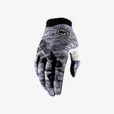 100% Men's iTrack Glove Heather Grey