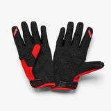 100% Men's Derestricted Glove Black/White/Red