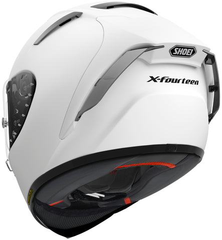 SHOEI X-Fourteen Solid White – 605 Motorsports